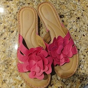 Pink sandals
